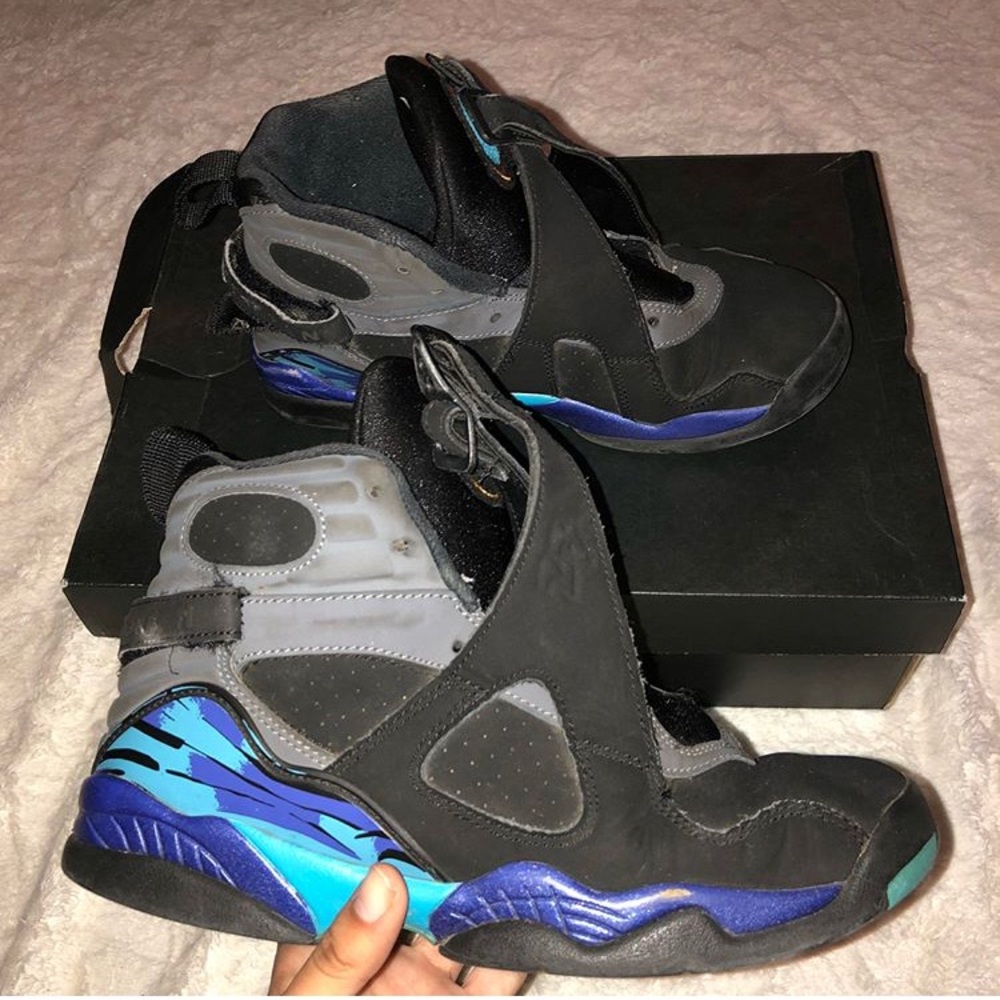 Jordan Aqua 8s 6y